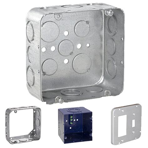 4x4 electrical box device ring|eaton knockout box.